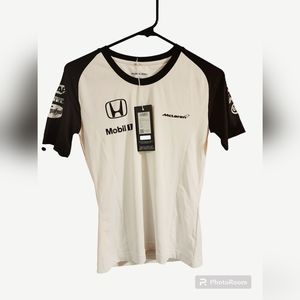 McLaren Honda women's (F1) racing tech shirt. White, size xs-xxs